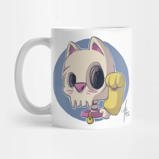 Skull Maneki Neko Mug